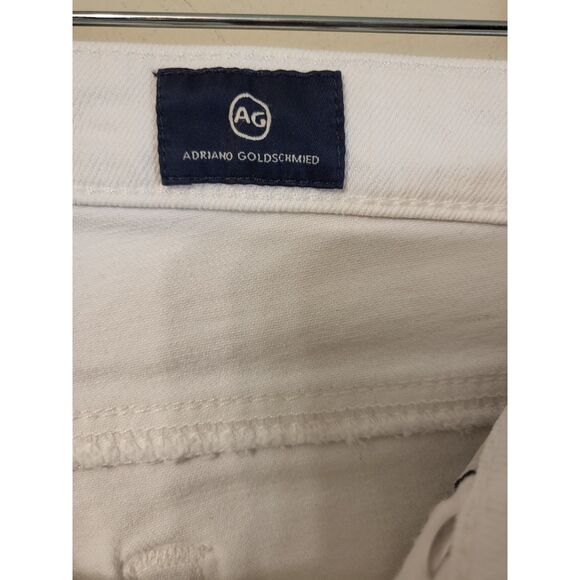 Adriano Goldschmied The Prima White Cigarette Leg Jeans Women 26 Regular Skinny - Picture 5 of 10